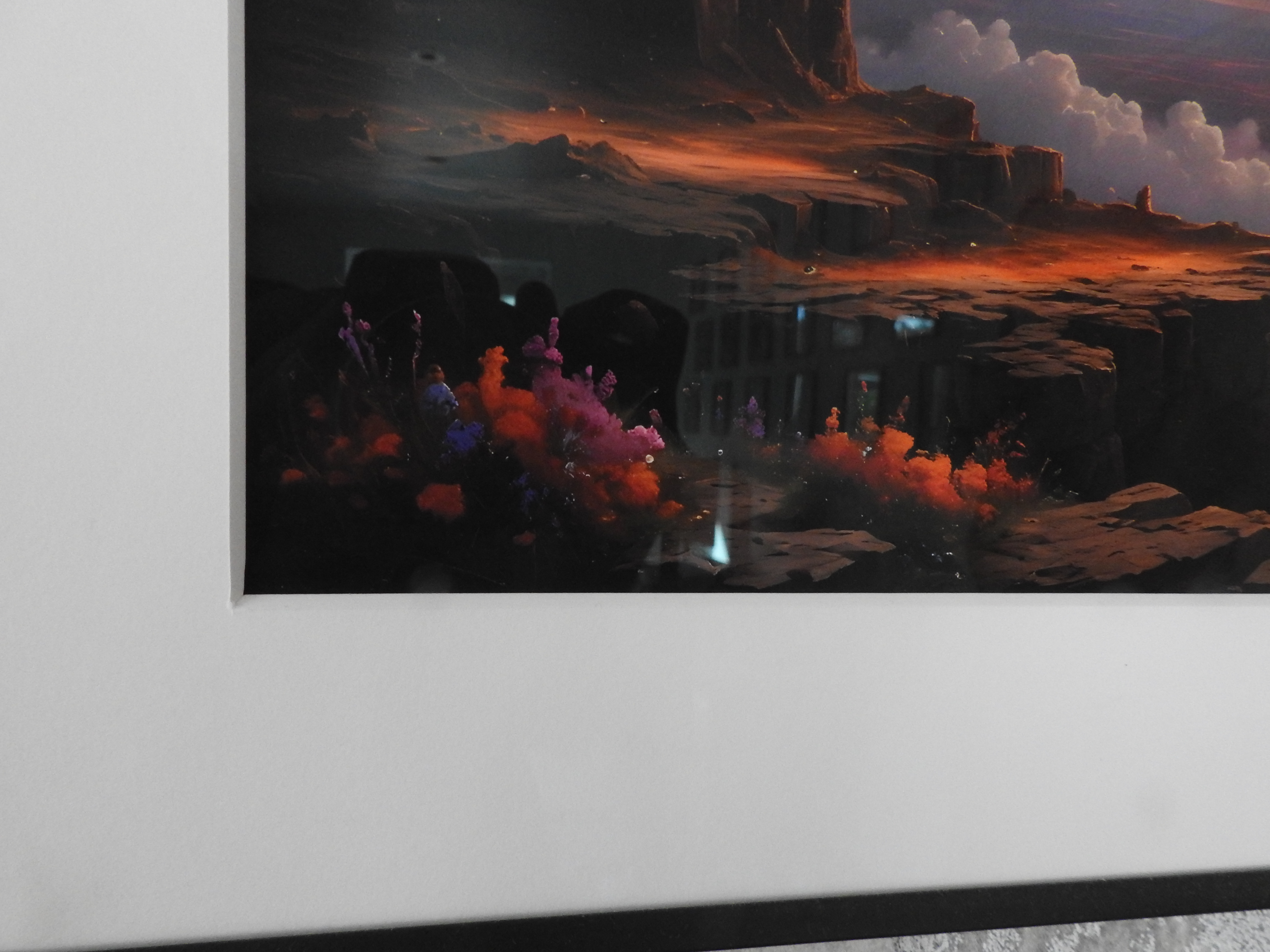 sunset-canyon-twin-suns – framed angle left
